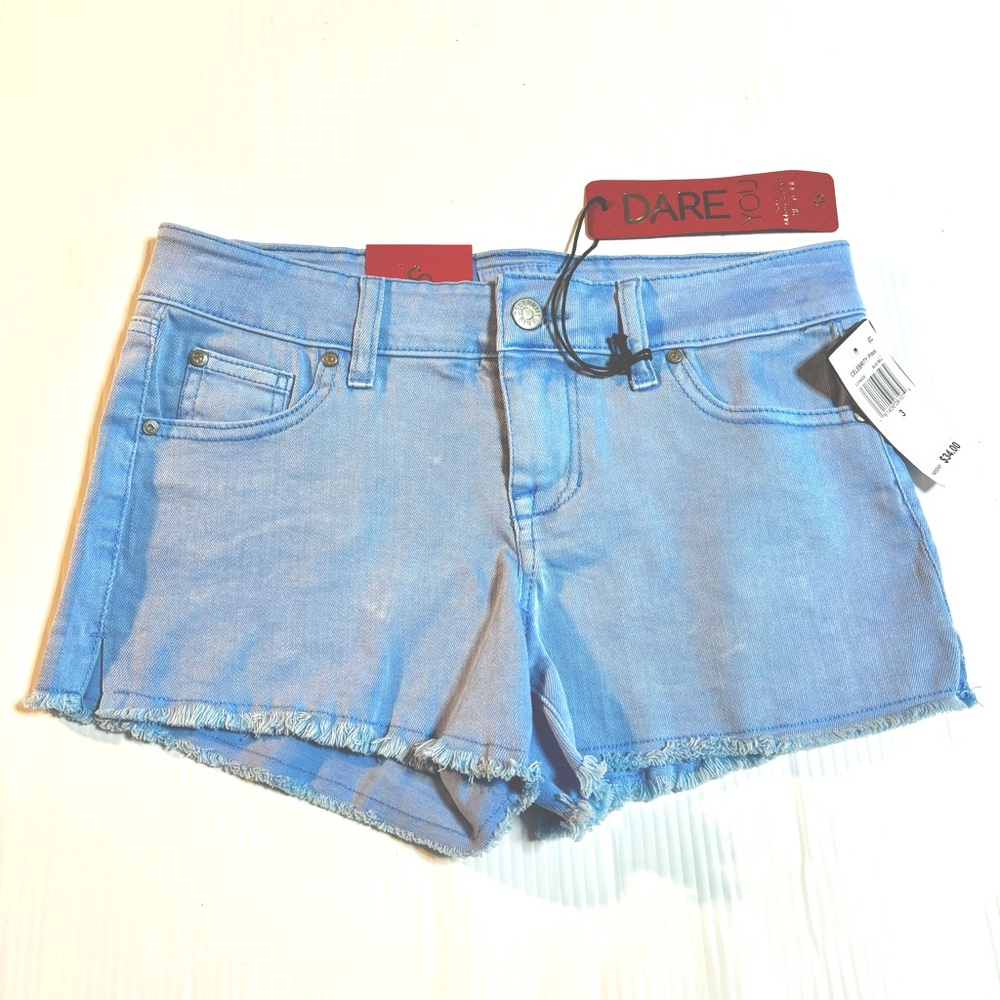 NWT Celebrity Pink Blue Bell Jean Shorts 3 / 26